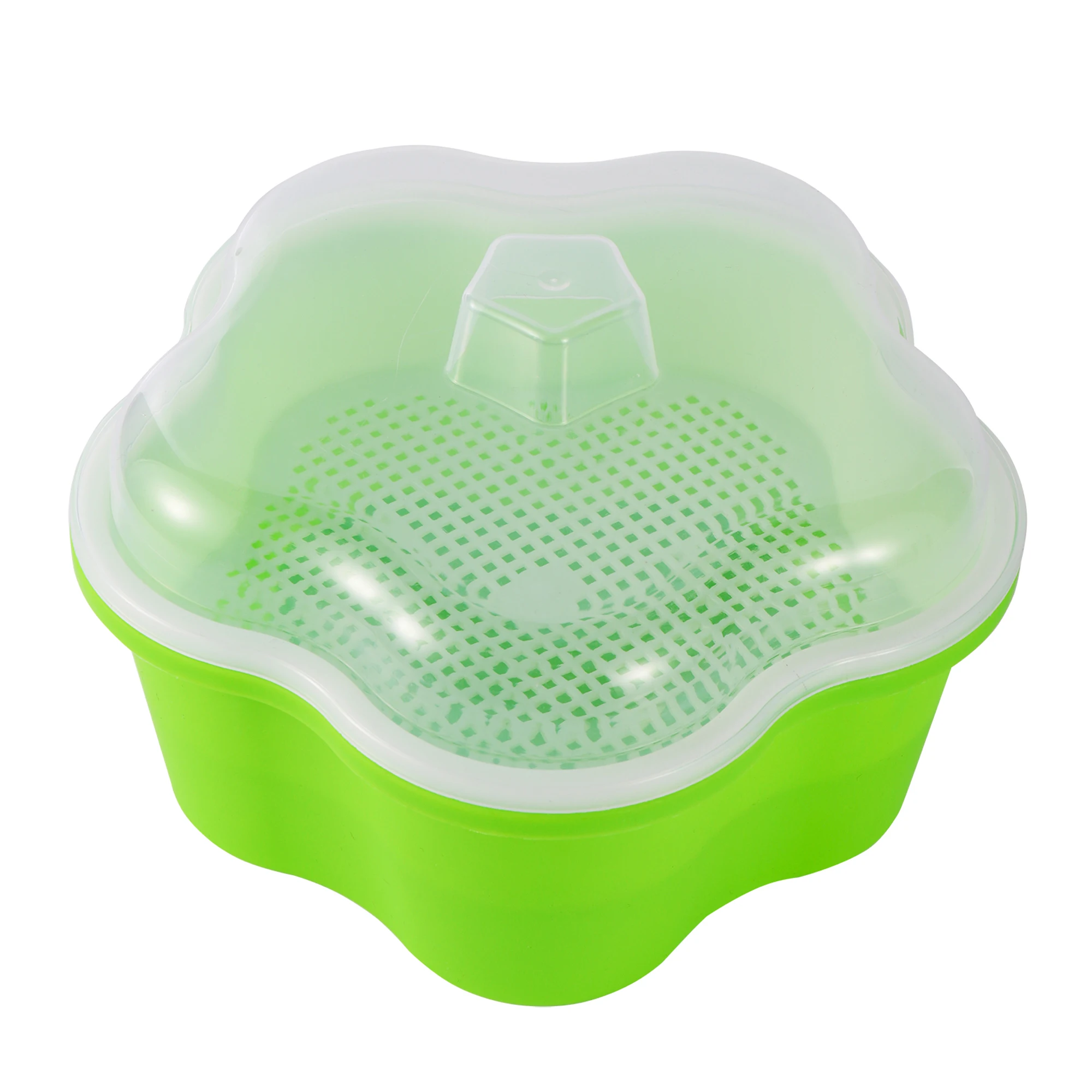 Greenhouse Potted Nursery Seed Starting GerminationTray Hydroponic Bean Pentagonal Sprout Sprouting Kit
