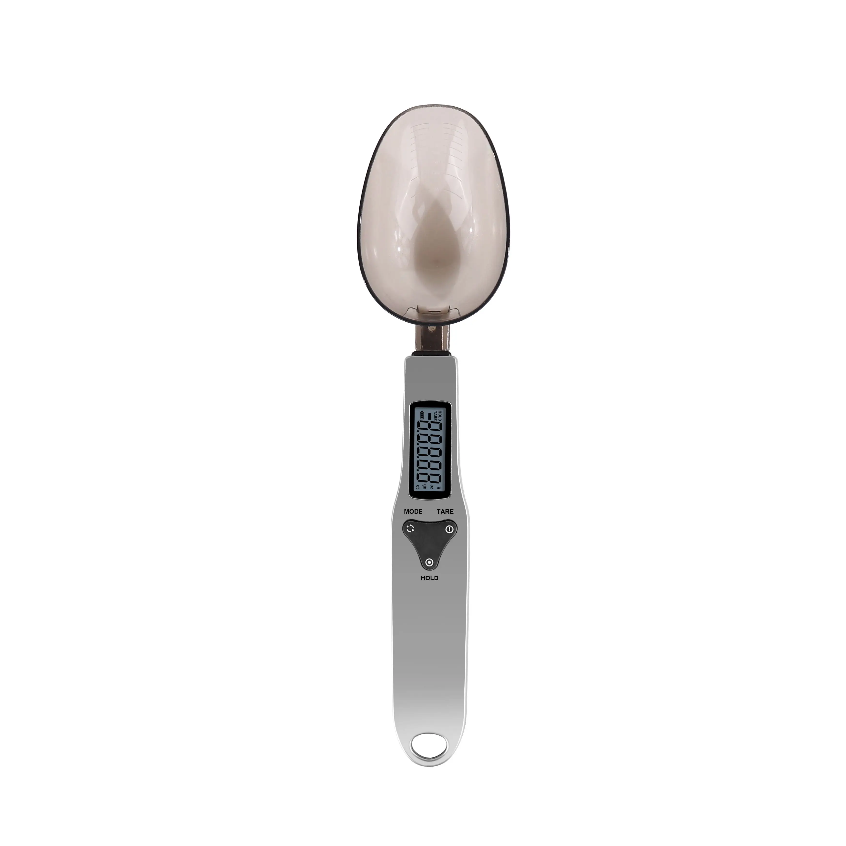 handheld electronic digital weight scale measuring spoon weighing scale 500g stainless steel digital spoon scale