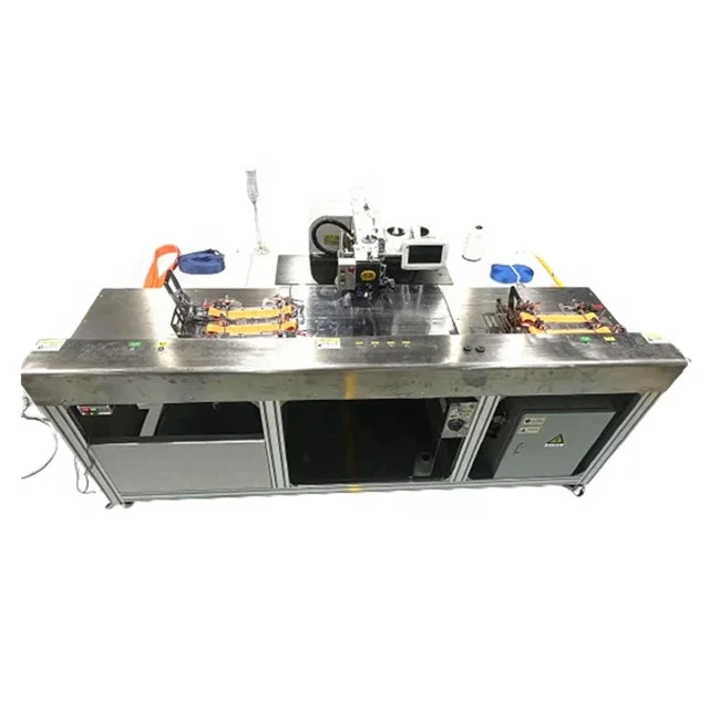 HUAMEI full automatic bundling strap sewing machine webbing pattern sewing machine