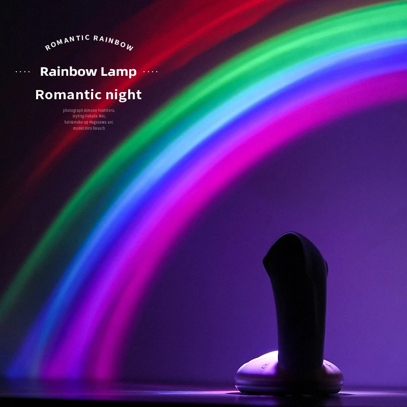 LED Rainbow  Projector Lamp Night Light as a gift