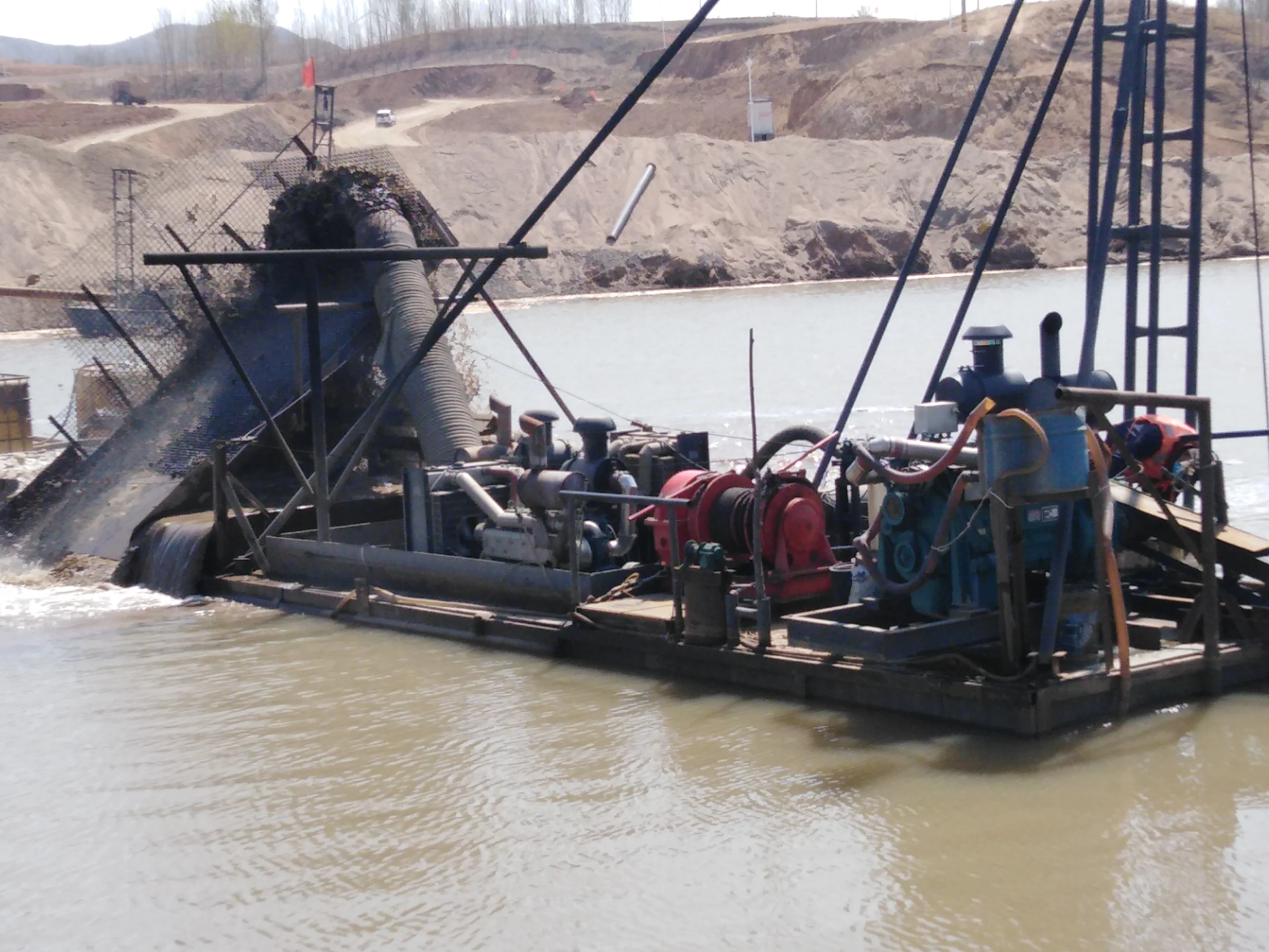 Small Jet Suction Dredger Sand Dredger With High Quality For River Dredging