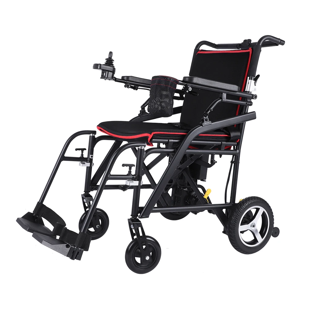 New Trending Portable Foldable Electric Wheelchairs Disabled Used  Wheel Chair Battery Power wheelchair Electric Lightweight