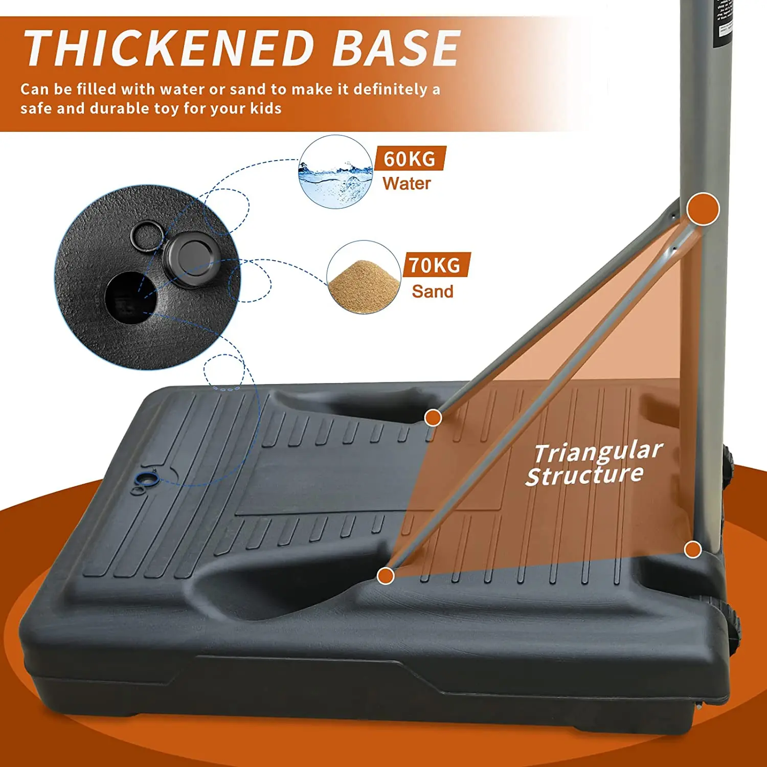 Custom Swimming Pool Side Basketball Game Water Sports Toy Basketball Hoop Stand for Kids swimming pool basketball hoop