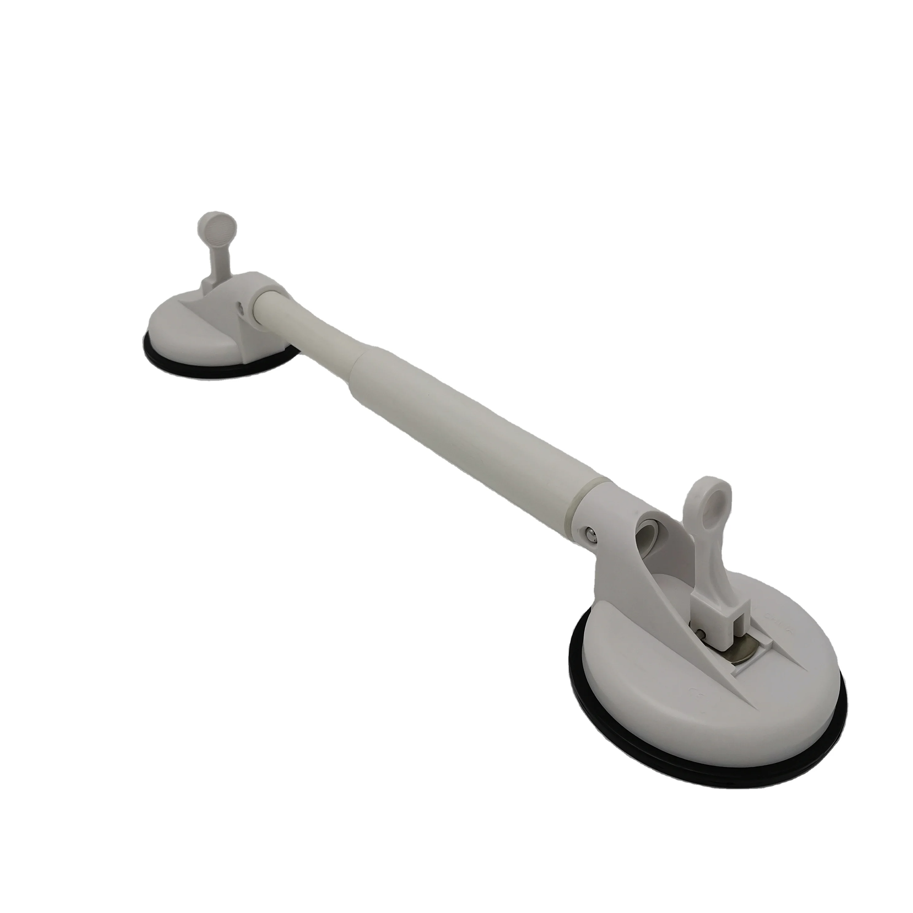 ABS bathroom shower rubber suction cup plastic grab bar safety hand grip 44cm-57cm