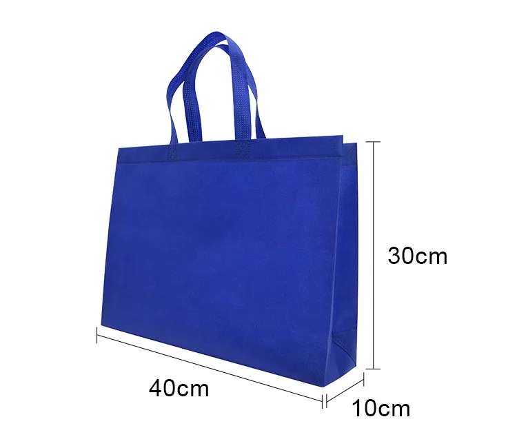 Huahao discount custom print eco reusable supermarket grocery promotion shopping non woven carry fabric tote cloth bag