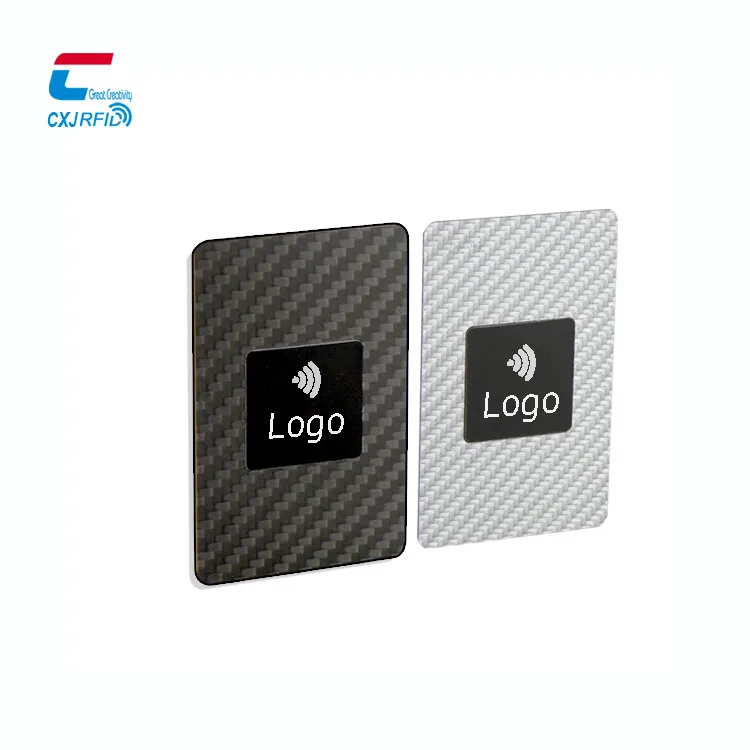 Fast Reading NFC Carbon Fiber Card Custom NFC Card NTAG213 Business Card