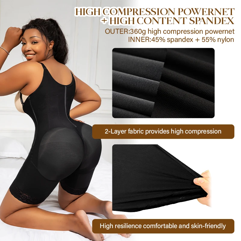 Colombianas Post After Surgery Bbl Stage 2 Butt Lifter Faha Body Shaper Para Mujer Slimming Shapewear Hip Dip Shapewear