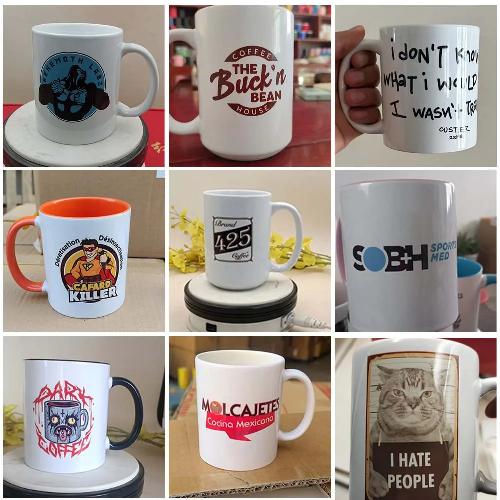 Factory Price Colorful Beer Mugs For Printing High Quality Custom Mugs 11Oz White Sublimation Ceramic Coffee Mug