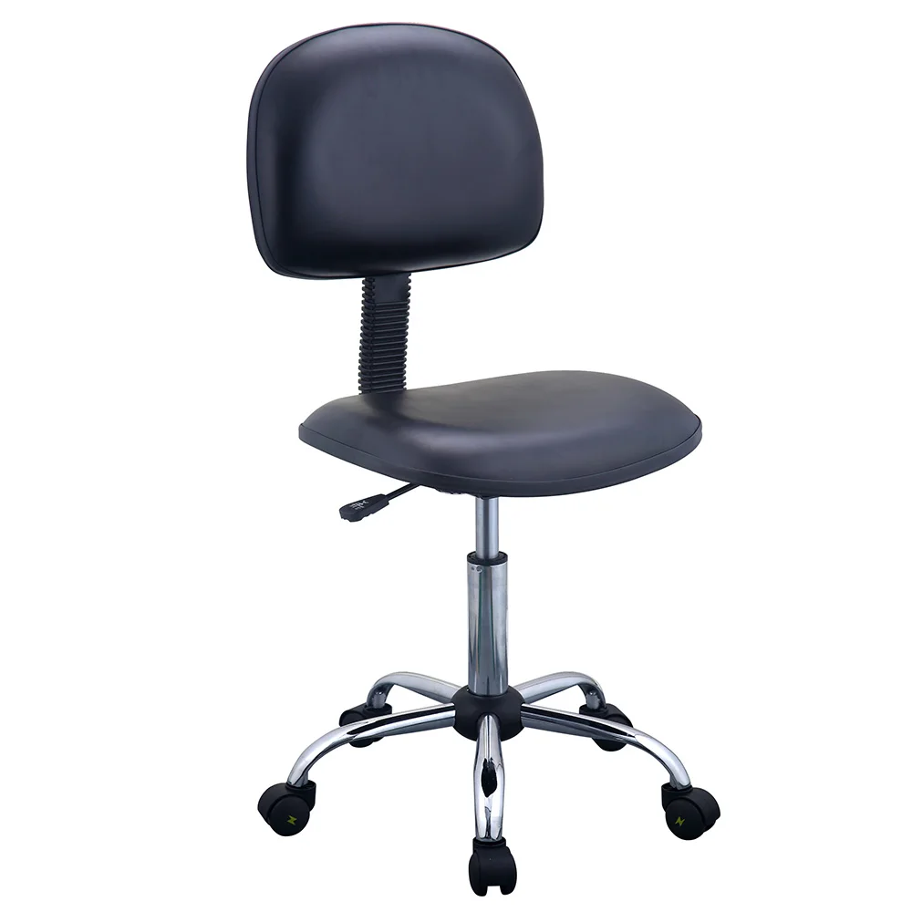 IMAGE kursi kantor Competitive Adjustable Industrial Office Pu Foam Anti Static Stool Anti-static Lab Chair Safe Esd Chair