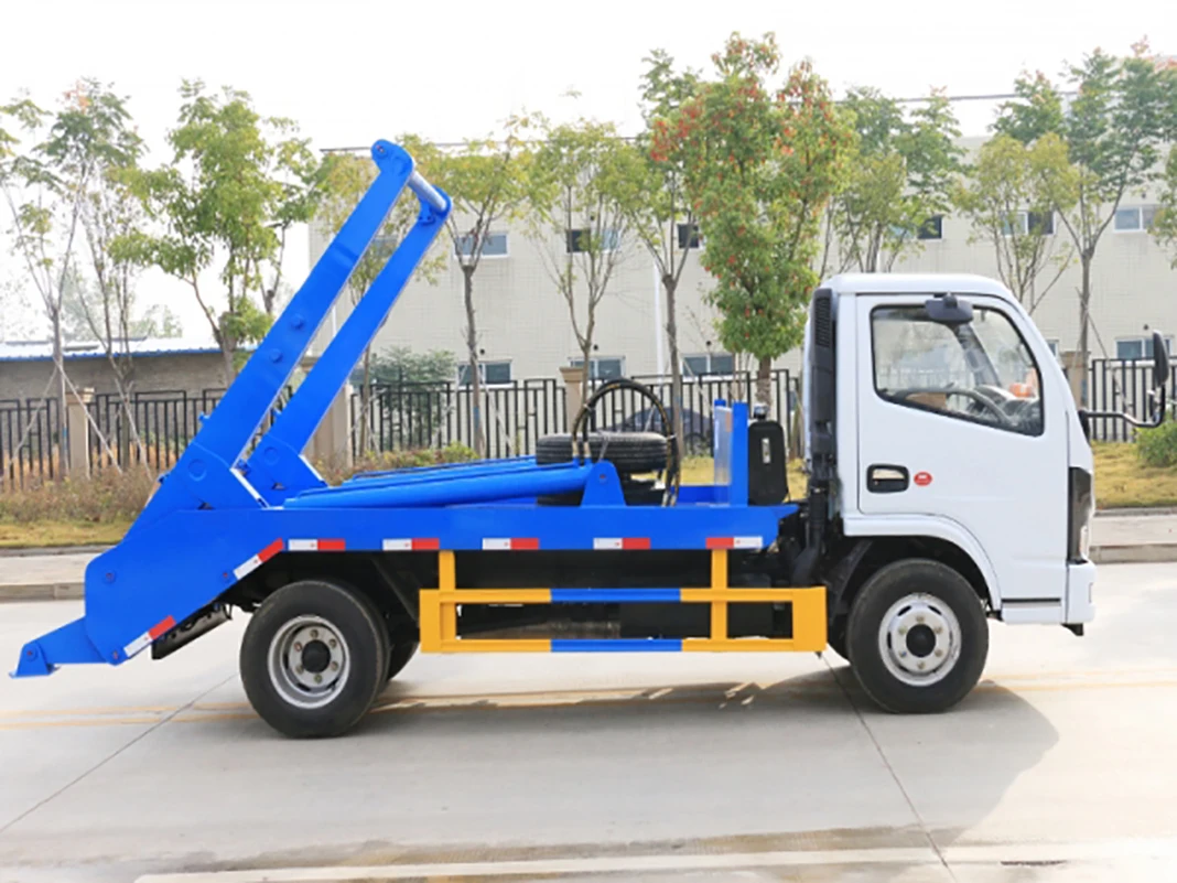 DONGFENG duollicar 4*2 рулонный погрузчик мусоровоз для продажи