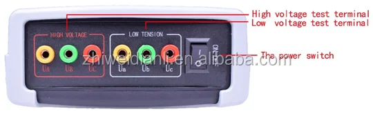 ZW8631S Portable Transformer Ttr Tester Turns Ratio Meter Ttr Testing Equipment Measurement