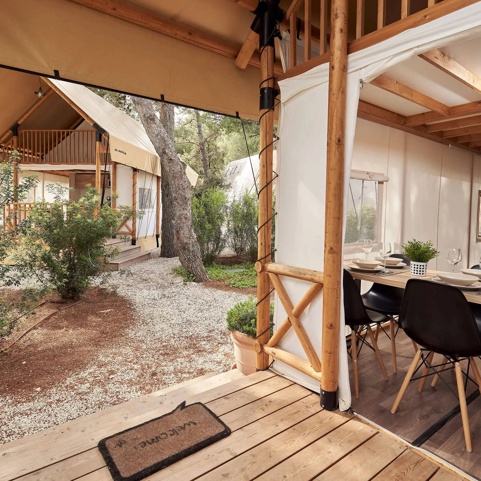 Large Luxury Glamping Safari Lodge Tent Waterproof Camping House