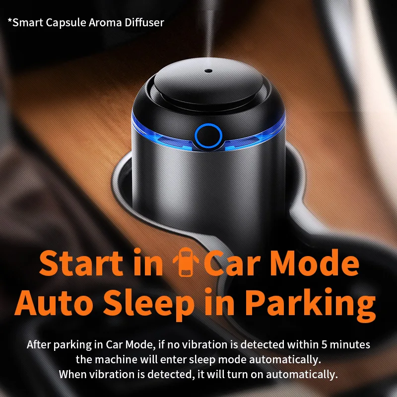 Professional Design Aluminum Full Gold Colour Portable USB Type-C Rechargeable Air Freshener Aroma Diffuser For Home Car Offices