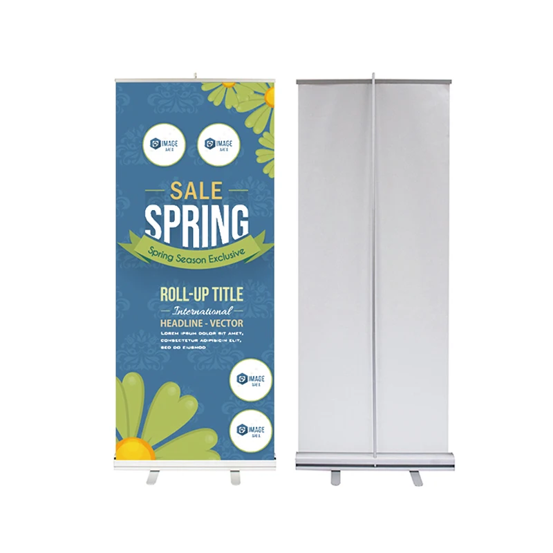 Алюминиевый рулонный баннер выдвижная подставка для баннеров индивидуальная рулонная баннеров/выдвижной на заказ от китайской фабрики