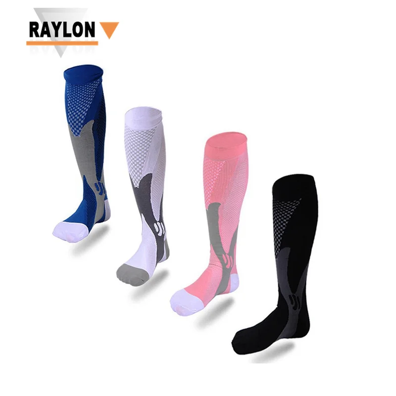 RL-A557 sporty over the knee high long tall workout athletic knee high sports socks