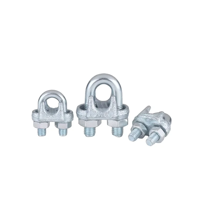 Hebei Factory Supply Fasteners Cable End Connections Clips Huge Quantity Wire Rope Clamps in Stock
