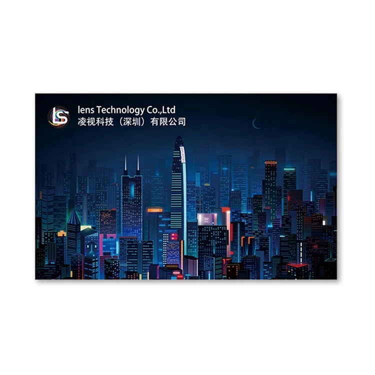 Custom printing lenticular business card with 3d holographic and flip effect