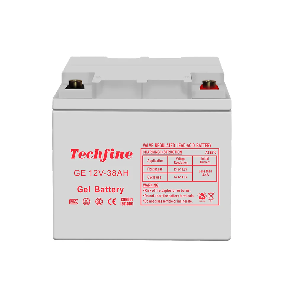 Techfine AGM 12 вольт 24AH 38AH 40AH 50AH 65AH 100AH гелевая батарея