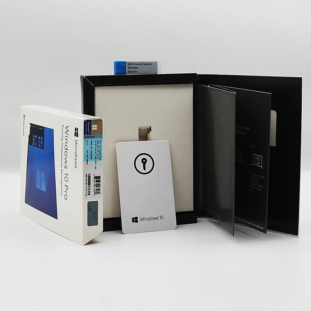 
100% Online Activation Microsoft retail box Windows 10 professional USB 3.0 flash drive 32/64 bit 