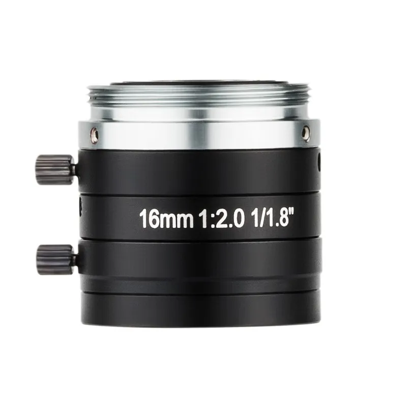 FA0601C Fixed Focus 6mm Manual Iris C Mount Industrial Lens For Machine Vision Camera