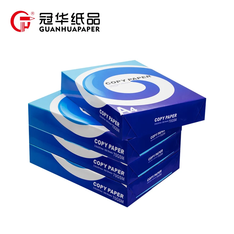 Customized Global A4 Size Copy Paper 80gsm White Ream Available in 70g and 75g Weights
