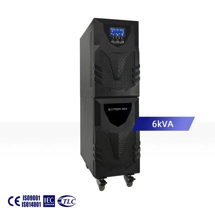 Factory Supply High Backup UPS Uninterrupted Power Supply Long Time Backup Built-in Battery 10KVA 10KW UPS