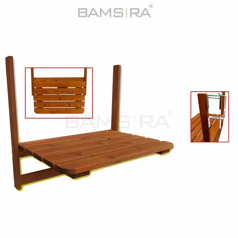 Прочный Бамбуковый подвесной стол для балкона вмещает до 44 фунтов/Bamsira_BSCI