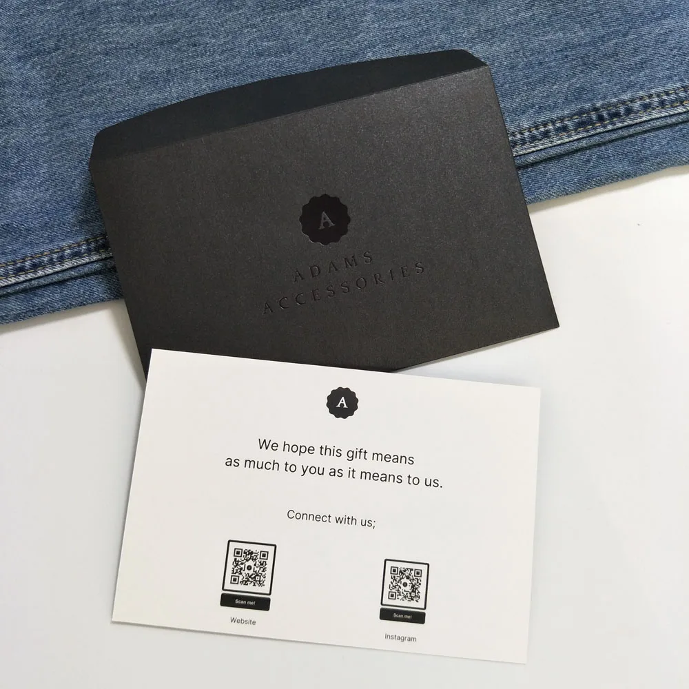 Colorful Paper Business Thank You Cards High Quality Custom paper Cards Printing