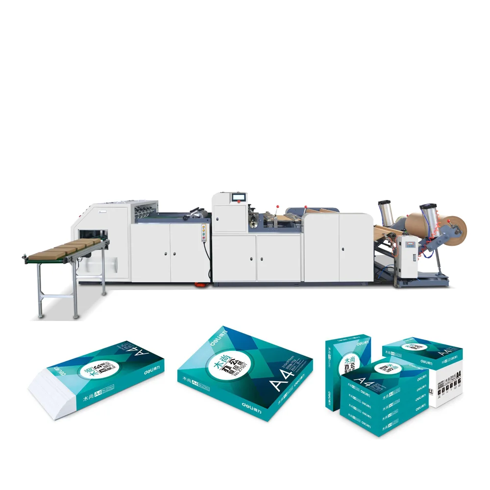 Manufacture fully automatic  roll to sheet cutting A4 paper machine best sale factory price