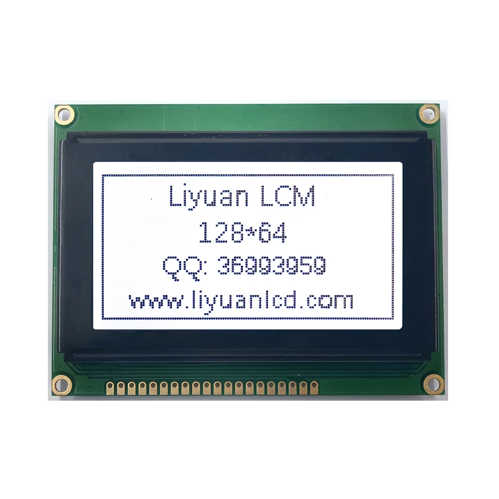 Factory price STN FSTN positive transflective graphic lcd module lcd 128x64 lcd display module 12864