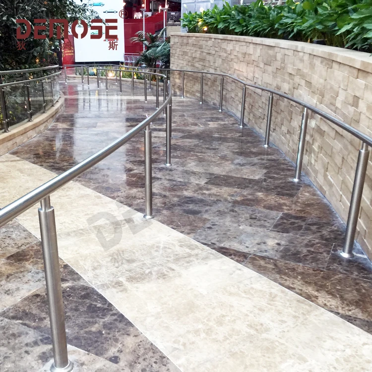 demose stainless steel wall mounted on wall handrail