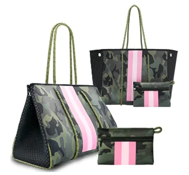 Neoprene custom tote bag large tote bag custom for women Multipurpose beach bag tote Travel Shoulder for Beach Work OEM ODM