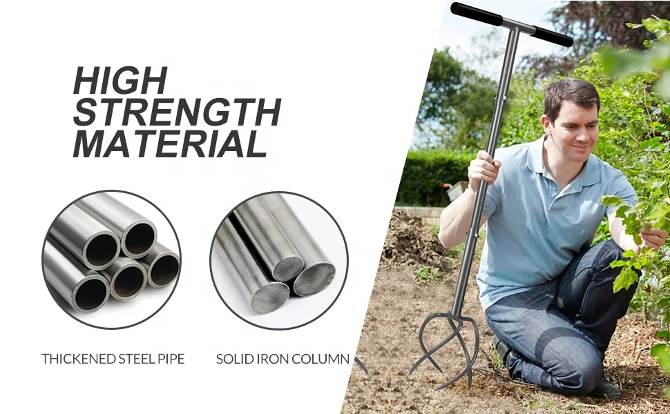 Rust-proof Design Hand Held Cultivators Agricultural Hand Cultivator Hand Tillers Solar Cultivation