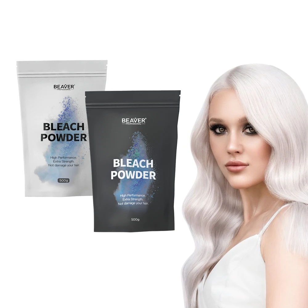 OEM Hair Bleaching Powder bleached hair, blonde highlights, Reduce brassiness Hair Color Bleach Powder for Salon