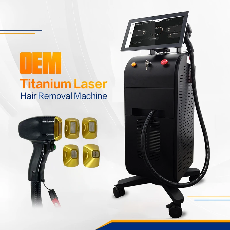 Hot sale aesthetic medicine 1600W medical CE approved 808nm diode titanium ice laser machine hair removal permanent machine