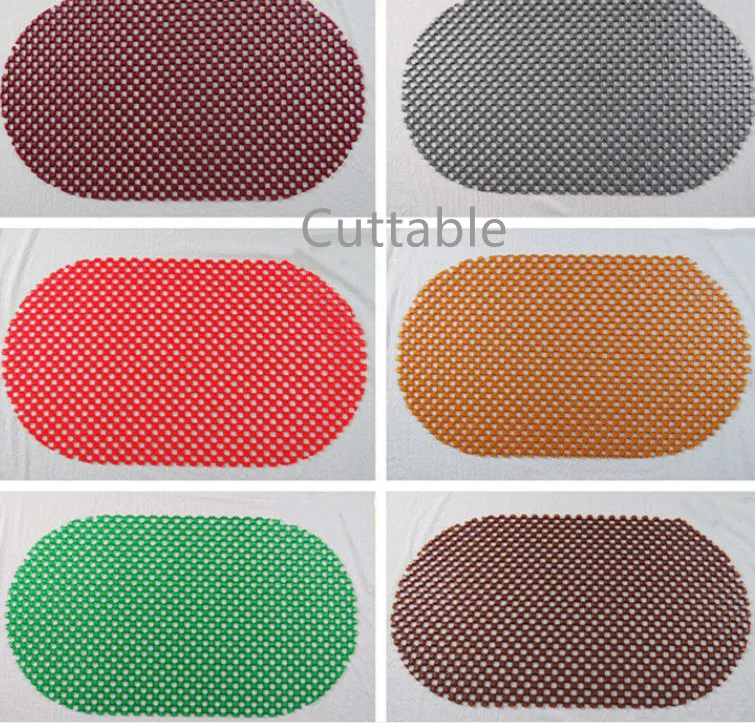 Anti slip Waterproof Customized Colorful Easily Clear pvc Roll Plastic Mat Kitchen Bathroom Swimming Pool PVC Fool Mat