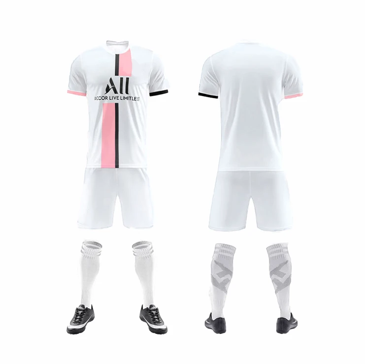 New Season 21/22 UEFA Club Men And Kid Season Customized Football & Soccer Kits Wear Jersey Set