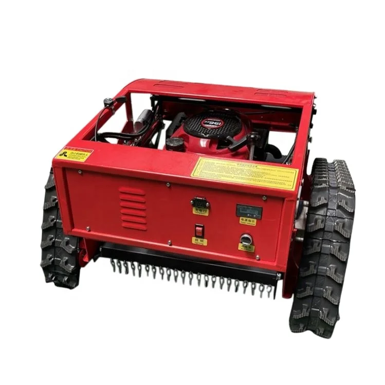 battery garden lawn mower tractor battery operated robotic lawn mower crawler grass cutter