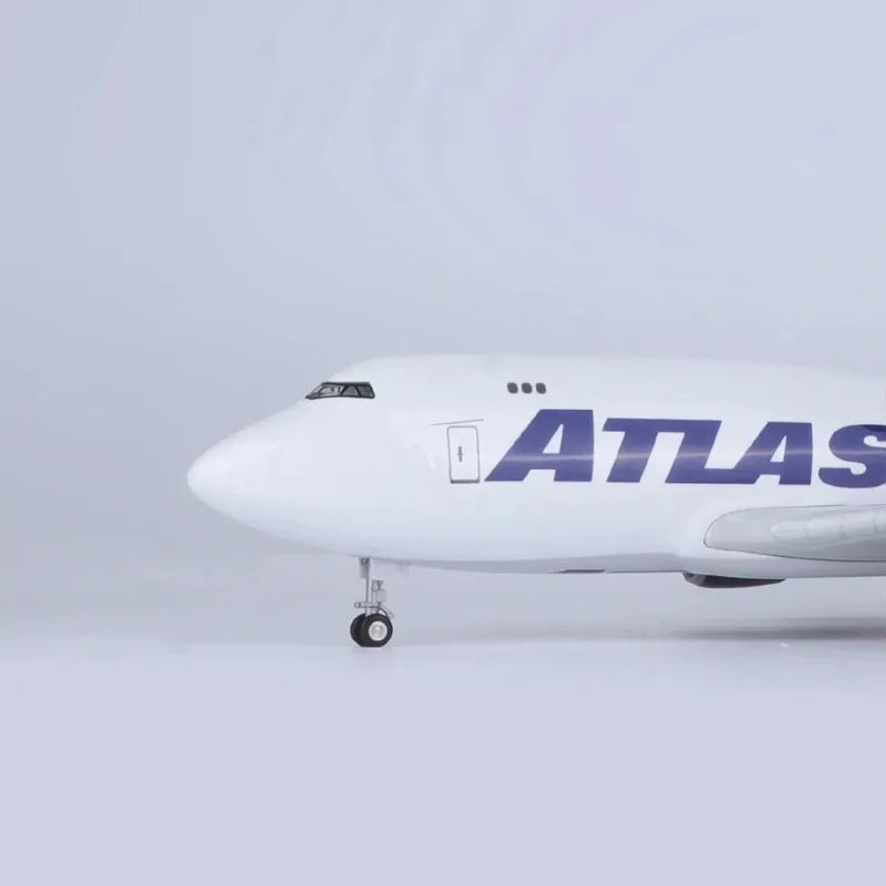 47 см 1/150 шкала атлас воздушные грузовые авиалинии Боинг 747 B747 модель самолета из смолы с шасси