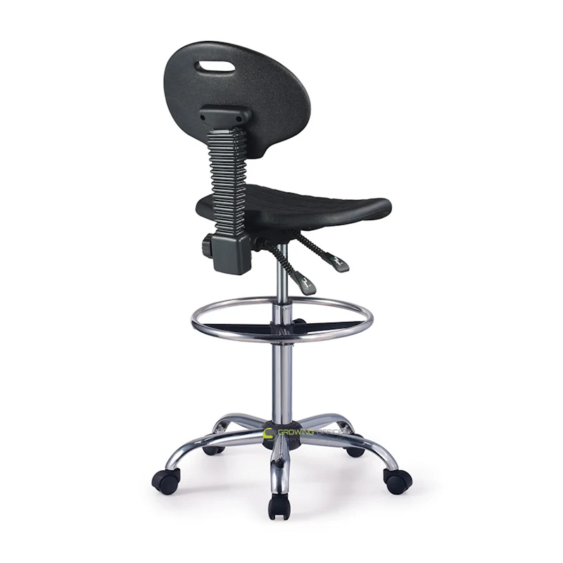 PU Lab Chair High Quality Laboratory Furniture Height Adjustable ESD Laboratory Chair