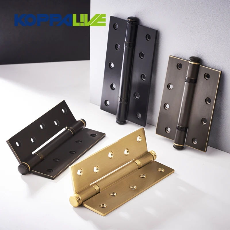 Koppalive поставщик стыковых петель сверхмощный 4-дюймовый 5-дюймовый поворотный подшипник латунные дверные петли