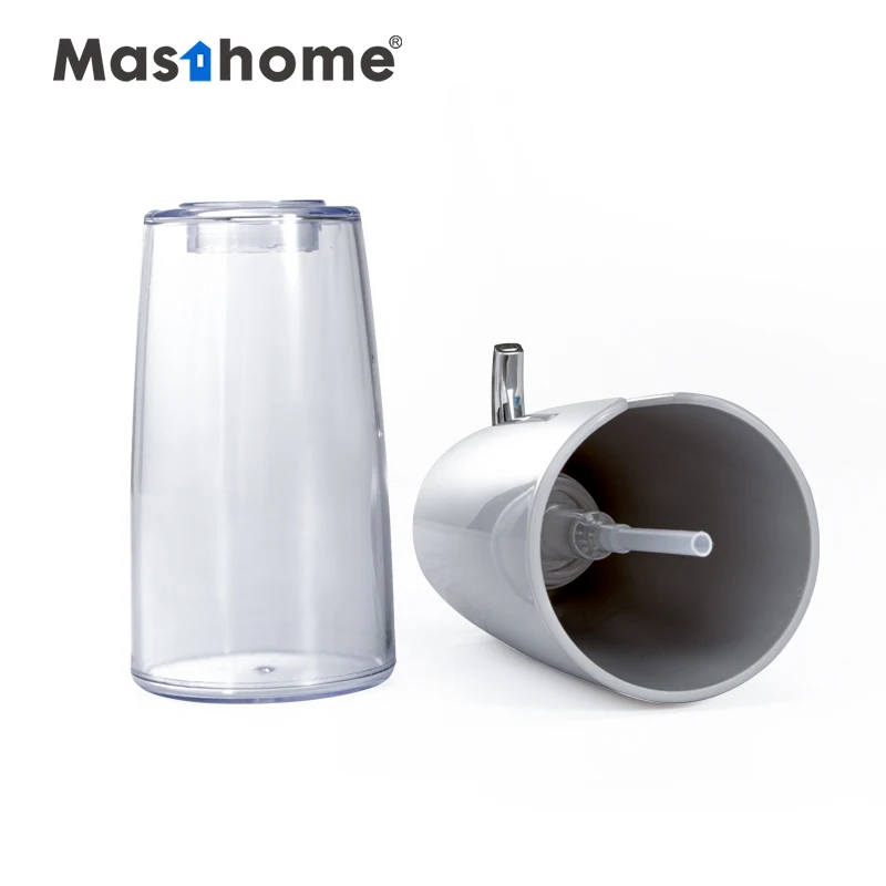 Masthome Novel fashionable cover smooth plastic touchless soap foam dispenser set with high cost performance for kitchen