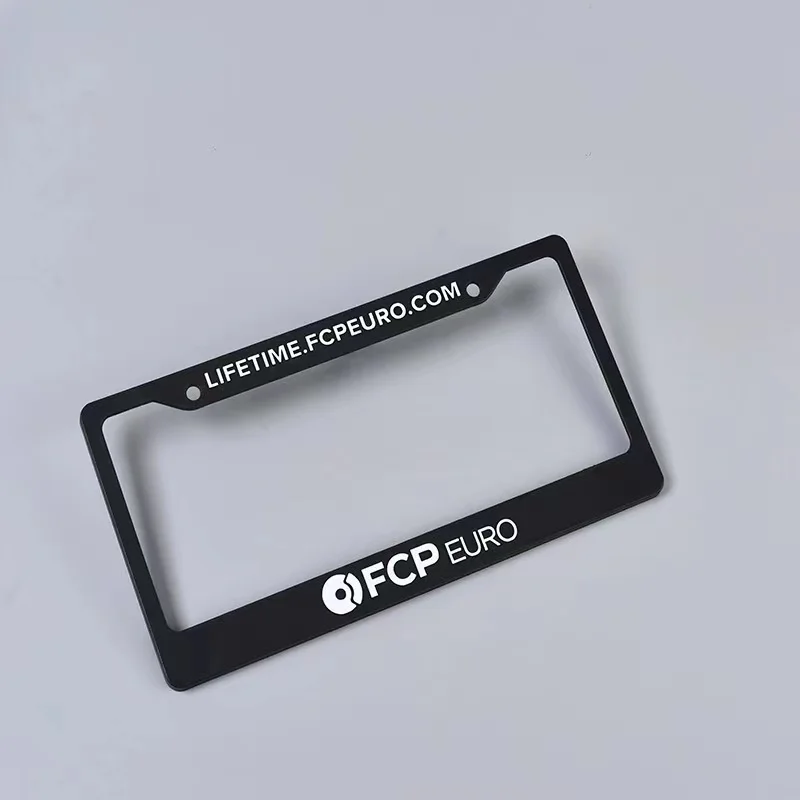 Universal ABS car license plate frame Car Number Holder custom logo