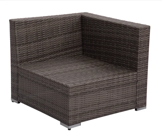 
Outdoor Grey Color Rattan Wicker Garden Sectional Sofa Set Furniture 