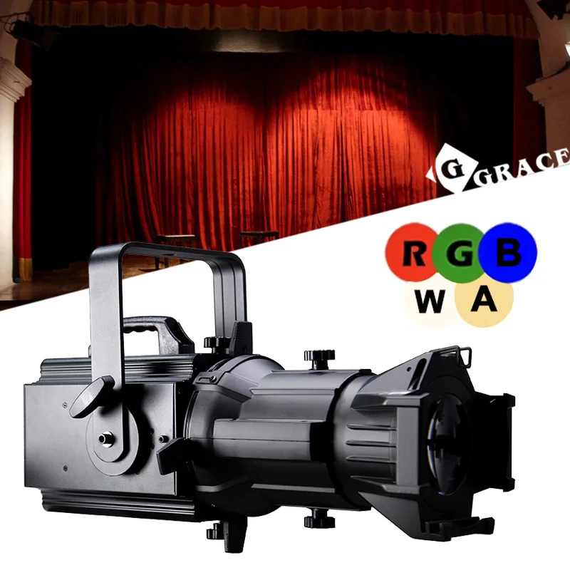Igracelite RGBWA 5in1 Prefocus LED Profile Stage Light PWM Mode CRI>95 Ellipsoidal led light