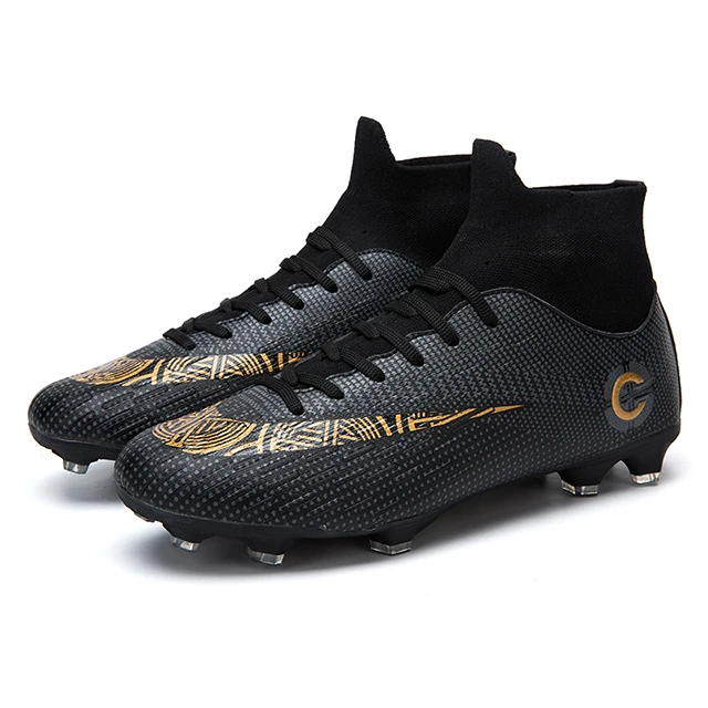 
Spot Drop-shopping Cheap Soccer Shoe Most popular design Breather Cleats Professional Shoes Football Soccer Boots for Men 