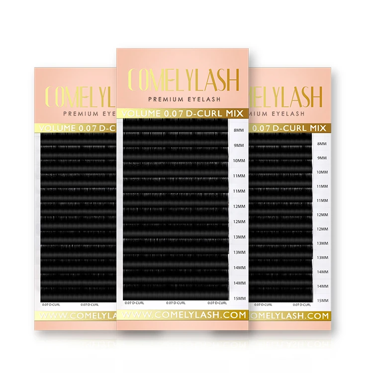  Eyelash Extension 0.20 CC Curl Mink Russian Volume Lashes t-fal