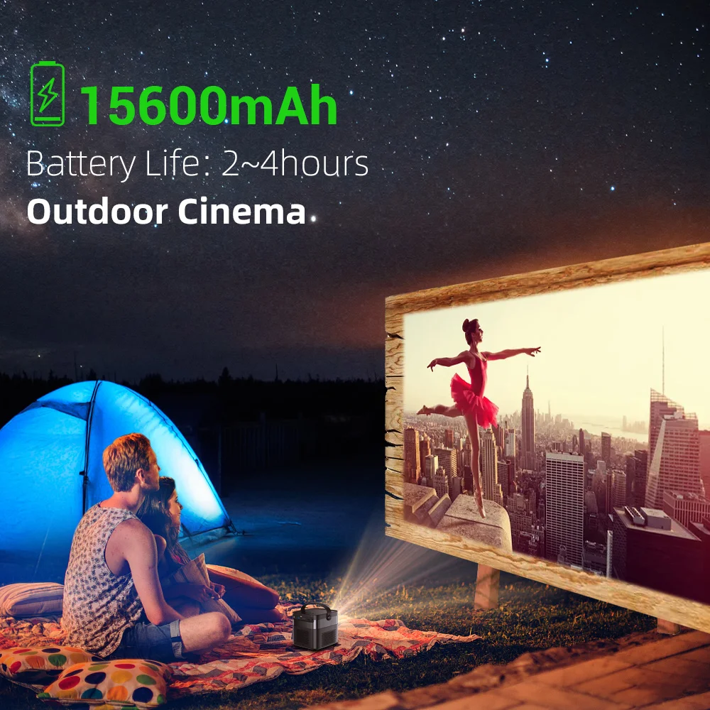 16-летняя фабрика BYINTEK U70 Pro портативный Android 3D 4K телефон проектор Мини светодиодный WIFI DLP Карманный Pico аккумуляторная наружный