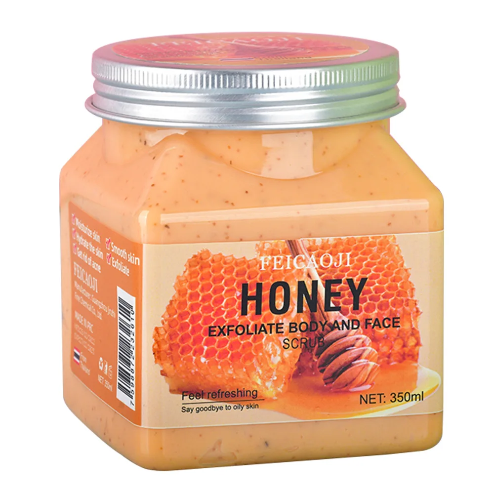 New 350ml Aloe Vera Facial Scrub Exfoliating Body Scrub Moisturizing and Nourishing Exfoliator Skin Care Exfoliating skincare B1