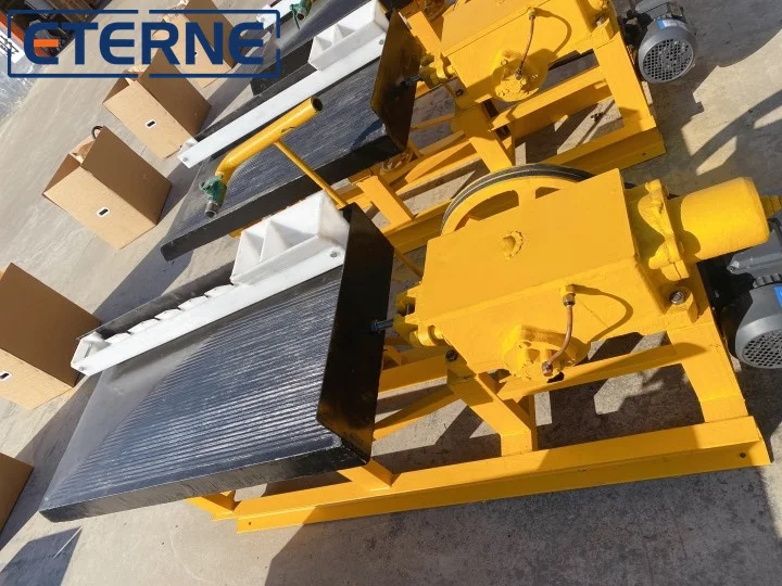 Jinzun good Recovery Rate Shaker Gravity Separator Machine Vibration Mining Gold shaking table Price